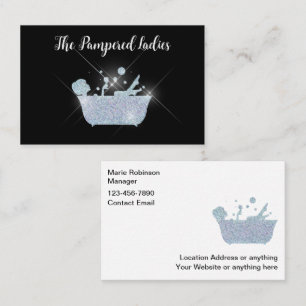 Cartes de visite pour institut de beauté Med Spa G