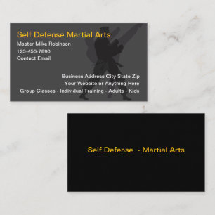 Cartes de visite pour instructeur de cours d'arts 