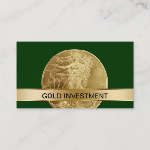 Cartes de visite pour investissement en or