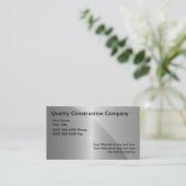 Cartes de visite pour la construction (Debout devant)