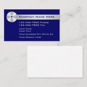 Cartes de visite pour la construction