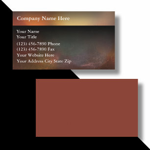 Cartes de visite pour la construction