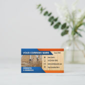 Cartes de visite pour la construction (Debout devant)