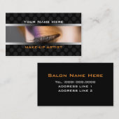 cartes de visite Pour La Cosmétique Du Maquillage (Devant / Derrière)