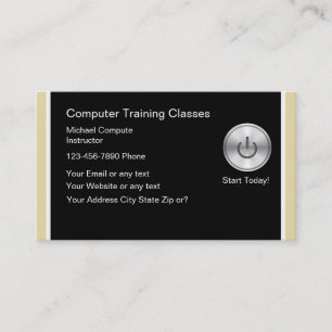 Cartes de visite pour la formation informatique