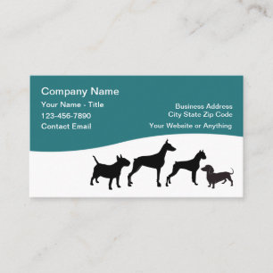 Cartes de visite pour la garde d'animaux de compag