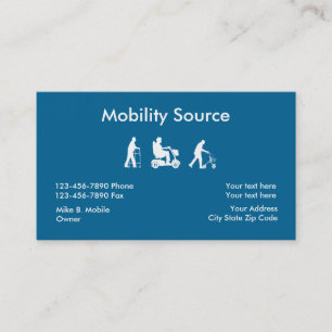 Cartes de visite pour la mobilité médicale
