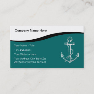 Cartes de visite pour la navigation de plaisance