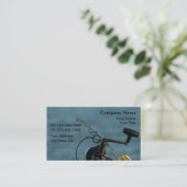Cartes de visite pour la pêche (Debout devant)