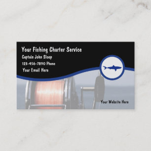 Cartes de visite pour la pêche