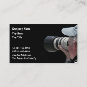 Cartes de visite pour la photographie