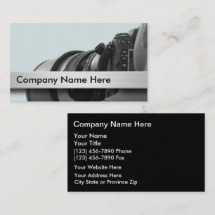 Cartes de visite pour la photographie