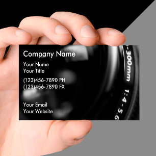 Cartes de visite pour la photographie