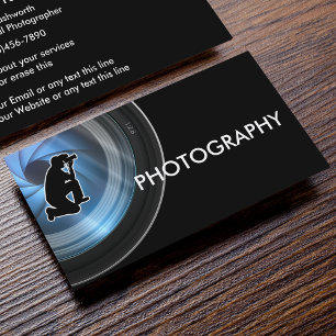 Cartes de visite pour la photographie