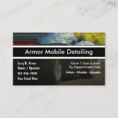 Cartes de visite pour la préparation automobile (Devant)