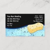 Cartes de visite pour la préparation automobile (Devant)