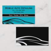 Cartes de visite pour la préparation automobile (Devant / Derrière)