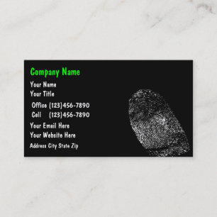 Cartes de visite pour la protection de l'identité