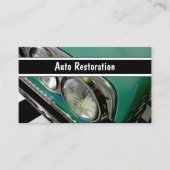 Cartes de visite pour la restauration automobile (Devant)