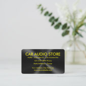 Cartes de visite pour l'audio automobile (Debout devant)