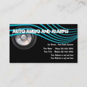 Cartes de visite pour l'audio automobile et les al