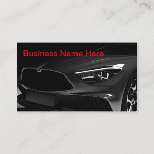 Cartes de visite pour l'automobile de luxe Cool