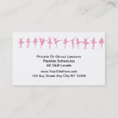 Cartes de visite pour le ballet (Dos)