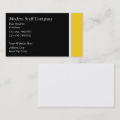 Cartes de visite pour le bâtiment (Devant / Derrière)