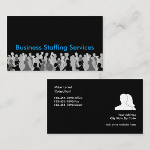 Cartes de visite pour le personnel de bureau