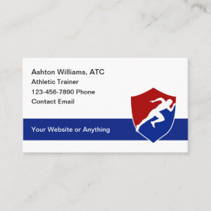 Cartes de visite pour le thème athlétique