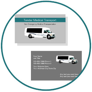 Cartes de visite pour le transport médical non urg