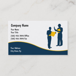 Cartes de visite pour l'entreprise de construction