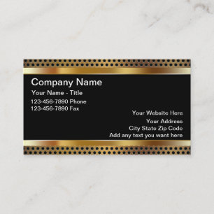 Cartes de visite pour l'entreprise de construction