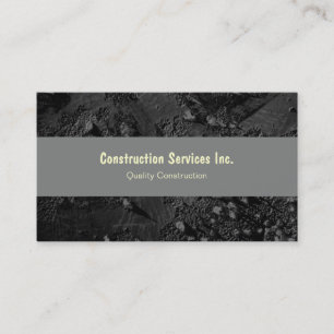 Cartes de visite pour l'entreprise de construction