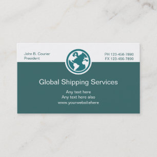 Cartes de visite pour l'entreprise de transport ma