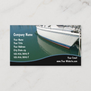 Cartes de visite pour l'entretien de bateaux