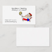 Cartes de visite pour les entreprises de nettoyage (Devant / Derrière)