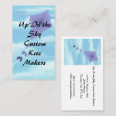 Cartes de visite pour les fabricants de cerfs-vola (Devant / Derrière)