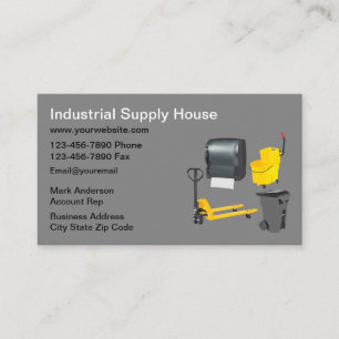 Cartes de visite pour les fournitures industrielle
