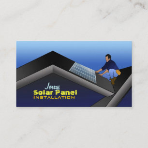 Cartes de visite pour les panneaux solaires