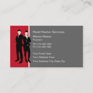 Cartes de visite pour les ressources humaines