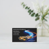 Cartes de visite pour les services automobiles les (Debout devant)
