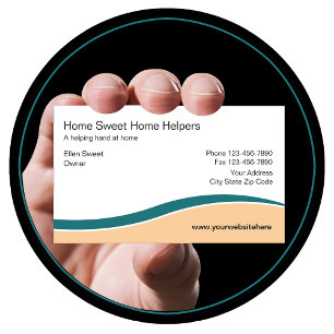 Cartes de visite pour les soins à domicile