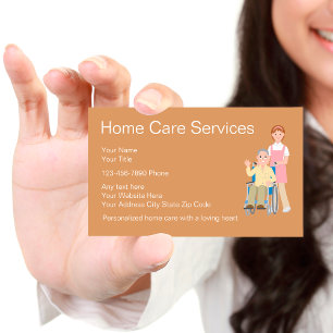 Cartes de visite pour les soins à domicile