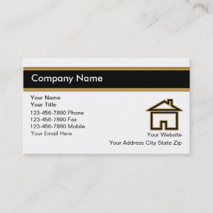 Cartes de visite pour l'immobilier