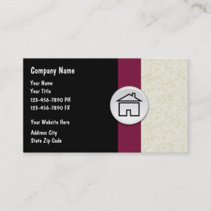 Cartes de visite pour l'immobilier
