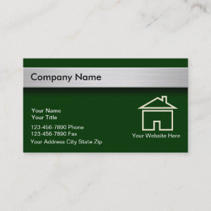 Cartes de visite pour l'immobilier