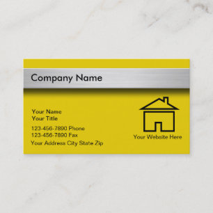 Cartes de visite pour l'immobilier
