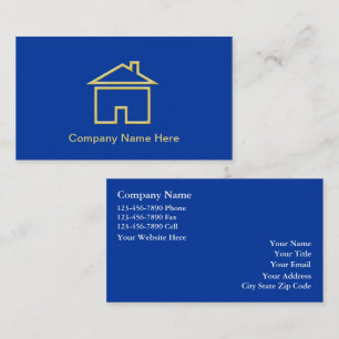 Cartes de visite pour l'immobilier