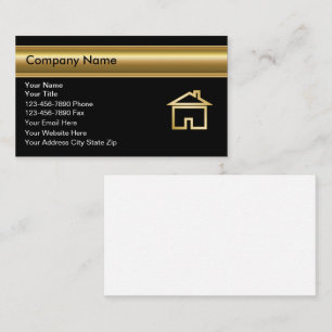Cartes de visite pour l'immobilier